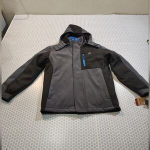Reebok 3 In 1 Systems Black and Gray Jacket